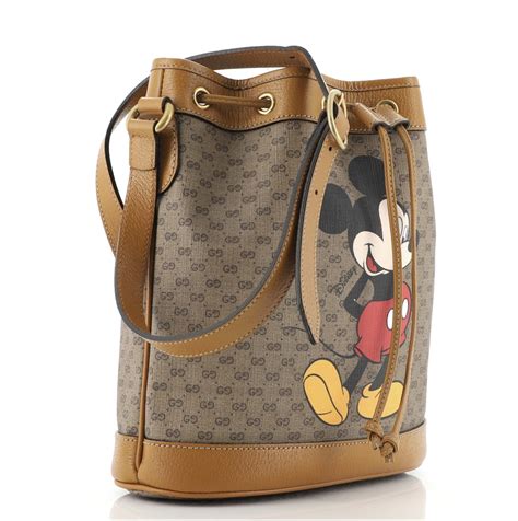 micky mouse gucci bag|gucci mickey mouse bucket bag.